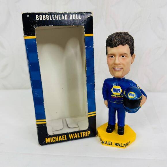 Michael Waltrip NAPA Auto Parts Bobblehead - Bobble Dobbles - 2003 - Picture 2 of 6